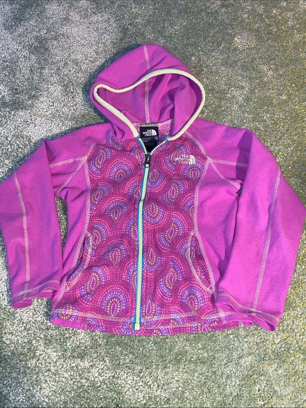 The North Face Fleece Hoodie Zip-Up Kid's Size XXS / 5
